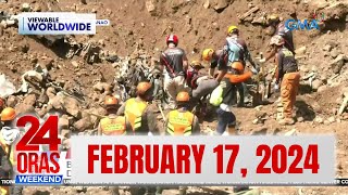 24 Oras Weekend Express February 17 2024 HD [upl. by Aropizt]