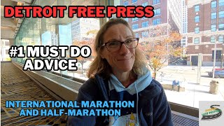 The most important advice for the Detroit Free Press Marathon [upl. by Nevek]