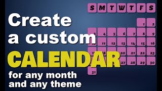 How To Make A Custom Calendar Using Paintshop Pro [upl. by Erl747]