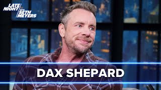 Dax Shepard Does His Own Makeup for Armchair Expert and Cuts His MotherinLaws Hair [upl. by Annaynek]