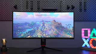 KTC 34 Curved Ultrawide Gaming Monitor [upl. by Secnarf173]