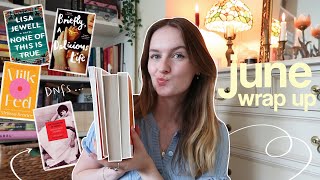 all the books I read in june from worst to best 🌟 june reading wrap up [upl. by Halika]