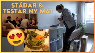 STÄDAR amp TESTAR NY MAT  VLOGG [upl. by Ayr16]