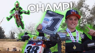 DANGERBOY WINS 4 CHAMPIONSHIPS IN 1 DAY Haiden Deegan Mini Os Supercross Recap [upl. by Corby893]