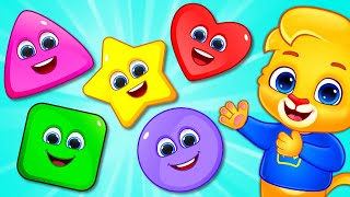 Names of Shapes  Learn Shapes for Toddlers with RV AppStudios  Shapes Song for Kids [upl. by Dj439]