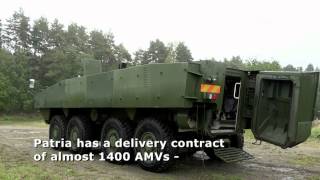 A Finnish rally driver Markku Alén tested the Patria AMV [upl. by Chura]