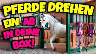 Schleich Pferde drehen ein Pferd ab in deine Box Video 🐴🎬 [upl. by Eimaj798]