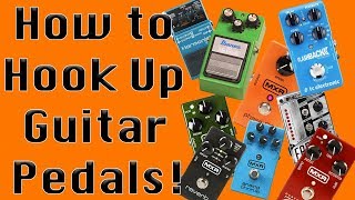 How to Hook Up a Guitar Pedal [upl. by Nolla568]