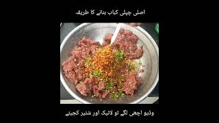 chapli Kabab Recipe [upl. by Osman]