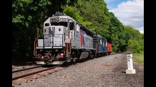 DampDR RP1X  NJT 4112 leads Freight and PU Tower Equipment [upl. by Arabeila]