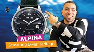 🔵 ALPINA SEASTRONG DIVER HERITAGE WATCH REVIEW S4E6  LAVIS DE HANY [upl. by Assirahs]