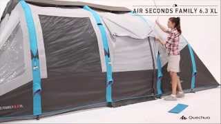 Quechua  Tenda Air Seconds Family 6 3 XL [upl. by Ahsinrad]