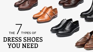 The 7 Types of DressFormal Shoes You Need Men Formal Shoes 20202021 Shorts Myfirstshorts [upl. by Hunsinger]