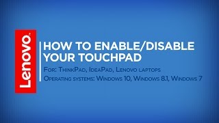 How To  Enable  Disable Your Touchpad [upl. by Aidyn309]