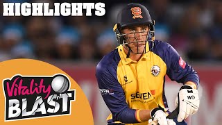 Sussex v Essex  Amir Lawrence amp Bopara Lead Eagles to Win  Vitality Blast 2019  Highlights [upl. by Engamrahc517]