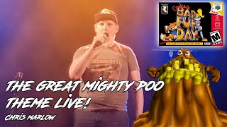 The Great Mighty Poo Song Live  Chris Marlow [upl. by Cutter534]