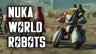 Nuka World Robots  How to Build Them amp Where to Find Their Parts  Fallout 4 Nuka World [upl. by Raynor532]