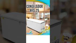 Congelador Horizontal HFS 25 Imbera tus productos frescos y congelados con eficiencia y estilo [upl. by Agretha]