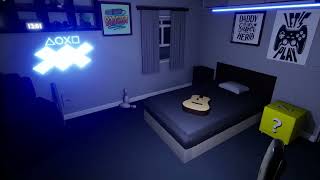 Quarto Gamer Gamer bedroom Unreal5 [upl. by Soloma]