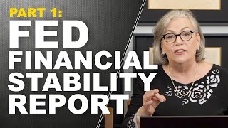 Lynette Zang FED FINANCIAL STABILITY REPORT PT 1 Concerns for Economic Collapse [upl. by Beckie]