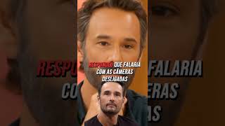 Rodrigo Santoro rasga o verbo pra cima do Bial [upl. by Rikahs]