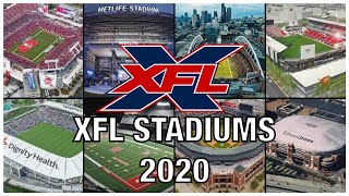 XFL Stadiums 2020 [upl. by Aivatnahs772]