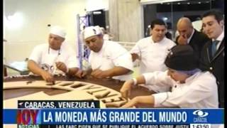 La moneda de chocolate más grande del mundo [upl. by Aleciram]