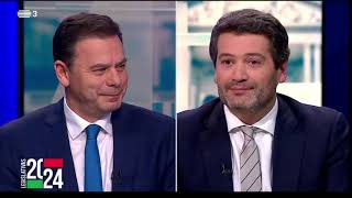 PSD vs CHEGA  Luís Montenegro vs André Ventura  Eleições Legislativas 2024 [upl. by Ydnirb]