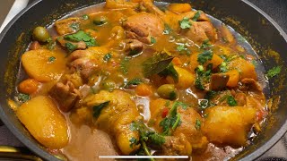 How to Make Puerto Rican Pollo en Fricasé Chicken Fricassee — Mari’s Cooking [upl. by Sherris175]