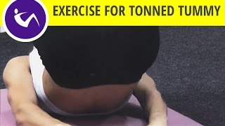 Exercise for toned tummy lying leg pull in [upl. by Linders]