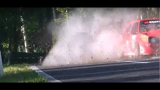 Crash amp Highlights Hillclimb StAgatha 2023 Bergrennen [upl. by Ienttirb]