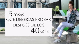 5 TIPS PARA VESTIR A LOS 40506070 AÑOS2019 [upl. by Forland]