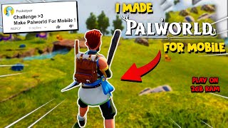 I Made Palworld Game For Mobile 😱  Hindi Devlog [upl. by Uella]