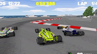 Monaco Grand Prix Racing Simulation 2  PS1 Gameplay 4K60fps [upl. by Marler142]