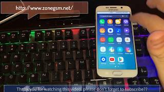 How to bypass samsung account lock  reactivation lock android 70 on s6  s6Edge Best and easy way [upl. by Ahsetel]