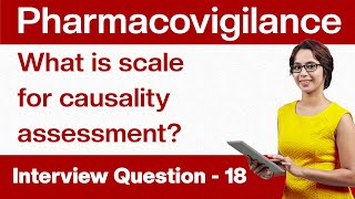 Pharmacovigilance Interview Questions What is a scale for causality assessment Q18 [upl. by Teressa]