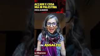 La verità sulla denuncia dei crimini in Palestina Ascoltate Francesca Albanese [upl. by Blasien]