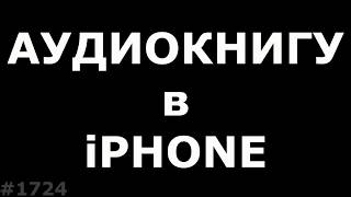 Как быстро скинуть Аудиокнигу в iphone [upl. by Rambow]