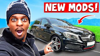 INSANE NEW MODS TO MY MERCEDES A CLASS A250 AMG [upl. by Anaik352]