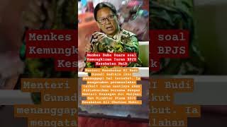 Menkes Buka Suara soal Kemungkinan Iuran BPJS Kesehatan Naik ❗ viralvideo shorts bpjs [upl. by Parrisch]