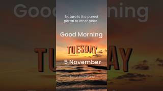 Good Morning wishes 💐🙏goodmorningtuesday 5November2024 Tuesdayvibe goodmorningstatusgoodmorning [upl. by Dde]