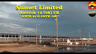 Amtrak 2 08 Sunset Limited 50196 x 7  11092023 [upl. by Suzanna215]