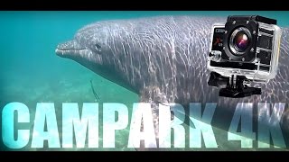 campark 4k action camera underwater [upl. by Roberto]