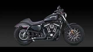 Sportster Iron 2016  Stage 1 short shots  Vance amp Hines [upl. by Orit165]