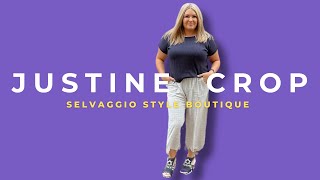 Justine Crop Pants try on and fit video LuLaRoe [upl. by Stortz]