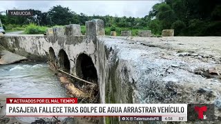 Fallece mujer tras crecida de río arrastrar su vehículo en Yabucoa [upl. by Willock]