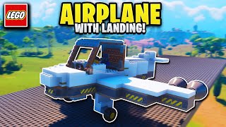 I Built The Best NEW Landing Aircraft In LEGO Fortnite [upl. by Fitz]