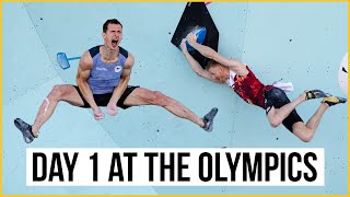 Olympic Climbing 2024 Day 1 Mens Boulder SemiFinal [upl. by Haisej]