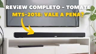 BARRA DE SOM TOMATE MTS2018 A MELHOR E MAIS BARATA SOUNDBAR DA TOMATE DO MOMENTO [upl. by Aynuat]