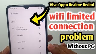 2024 vivoopporealmeinfinixredmi wifi limited connection error  wifi limited connection problem [upl. by Danice]